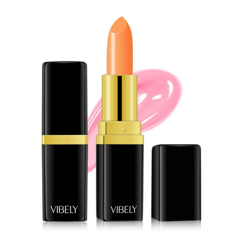 Moisturizing Jelly Lip Balm Cherry Temperature Change Color Lipstick Waterproof Matte Lipbalm Make up Chapstick | Красота и здоровье