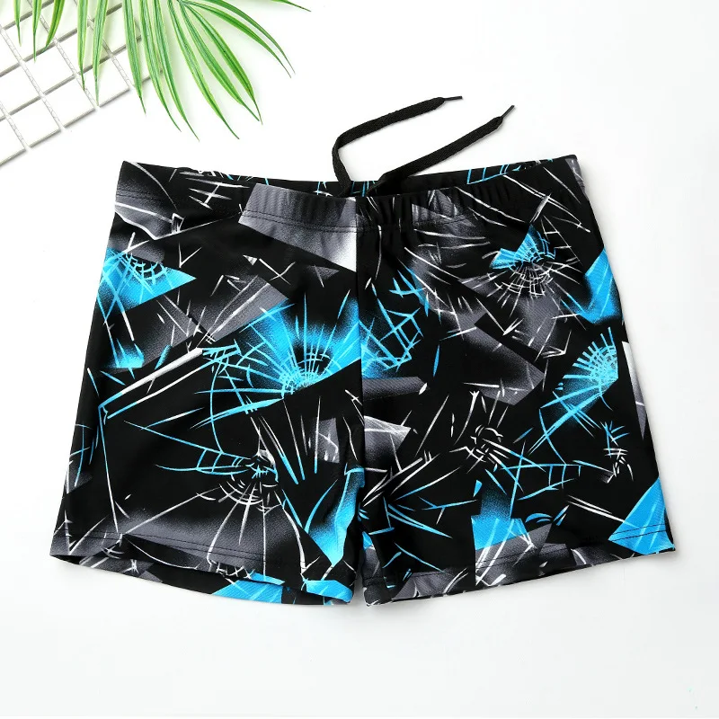 Новый Мужской купальный костюм водонепроницаемый эластичный купальник с