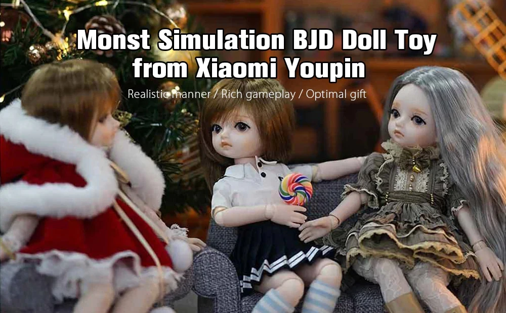 MI Mijia Monst BJD кукла моделирование Moe Ragdoll шарнир тела Мода Коллекционная кукла 30 см Заводские куклы игрушки подарок для девочек детей