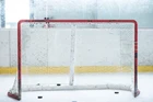 Фон для фотосъемки с изображением хоккея на льду, красного цвета