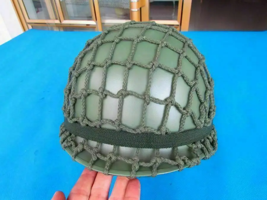 Tomwang201. WW2 WWII США армии M1 джунгли боевой камуфляж зеленый шлем Of War