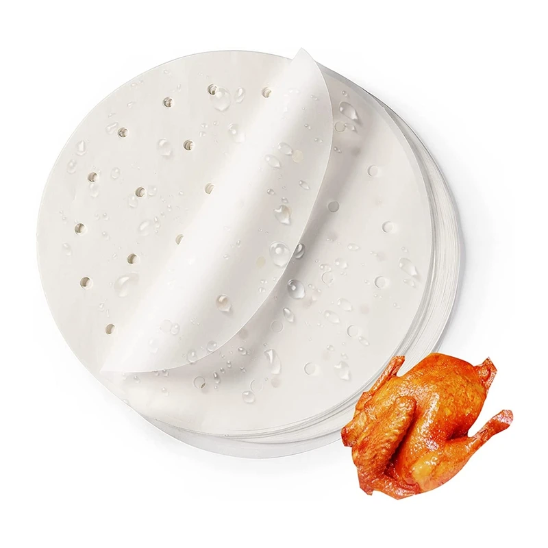 

200 шт., перфорированная бумага для фритюрницы, 7 дюймов