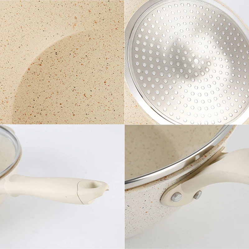 Горячая Распродажа неприлипающая Сковорода из медицинского камня бытовая