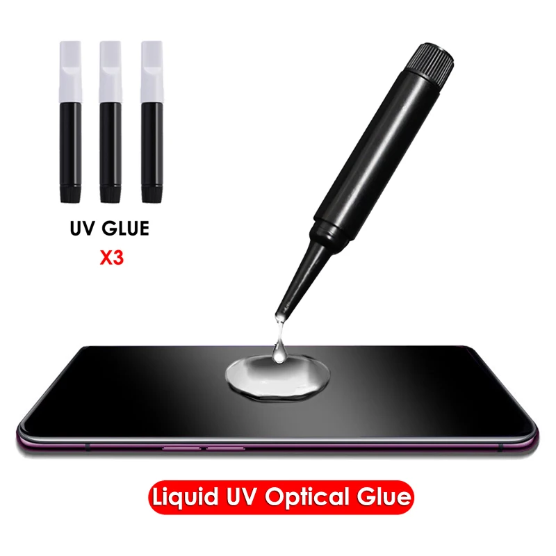 3 шт./лот УФ Liuqid закаленное стекло клей для iphone samsung huawei все мобильный телефон