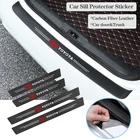 Защитная Наклейка на пороги автомобиля из углеродного волокна, защита от царапин, для Toyota Auris, Avensis, Corolla, Verso, Sienna, Yaris, Camry, Chr