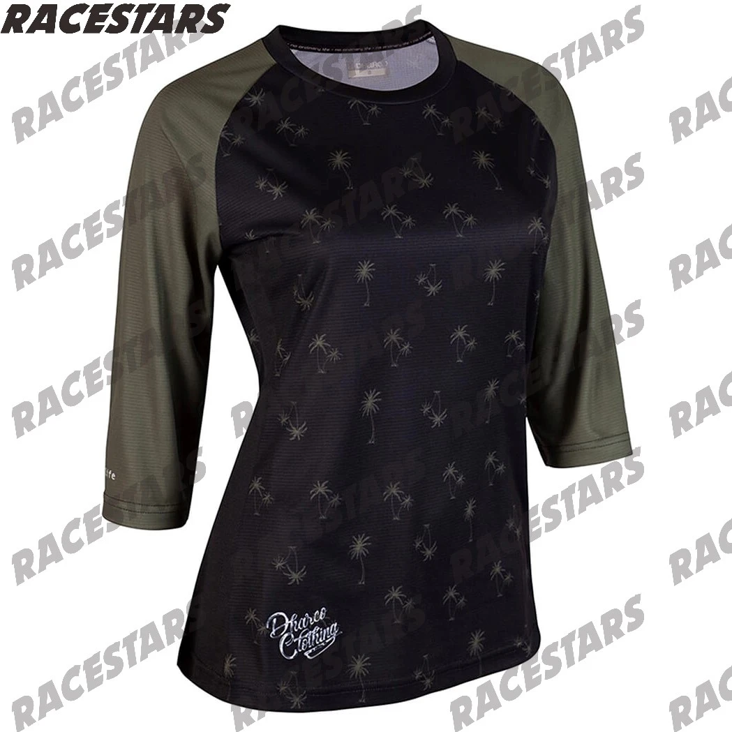 Женская футболка с длинным рукавом для горных и мотокроссовых велосипедов