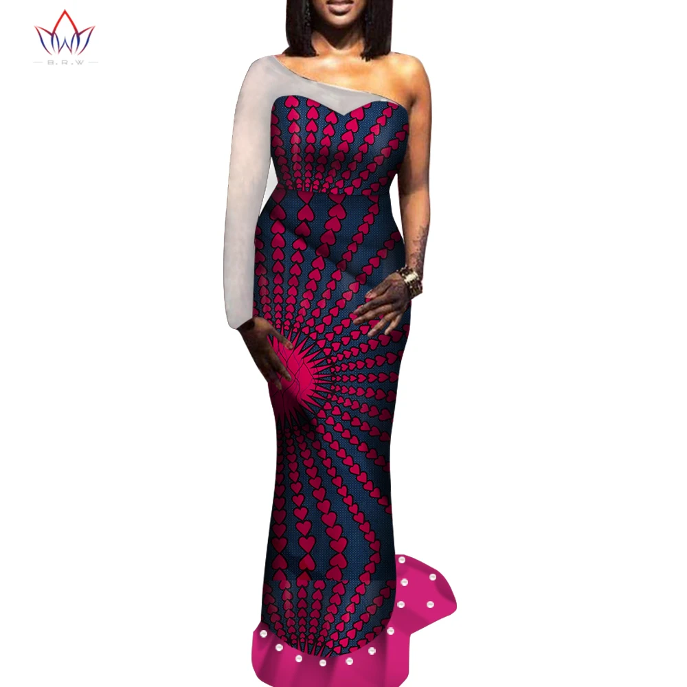 Платья с открытыми плечами для женщин вечерние свадебные повседневные Дашики