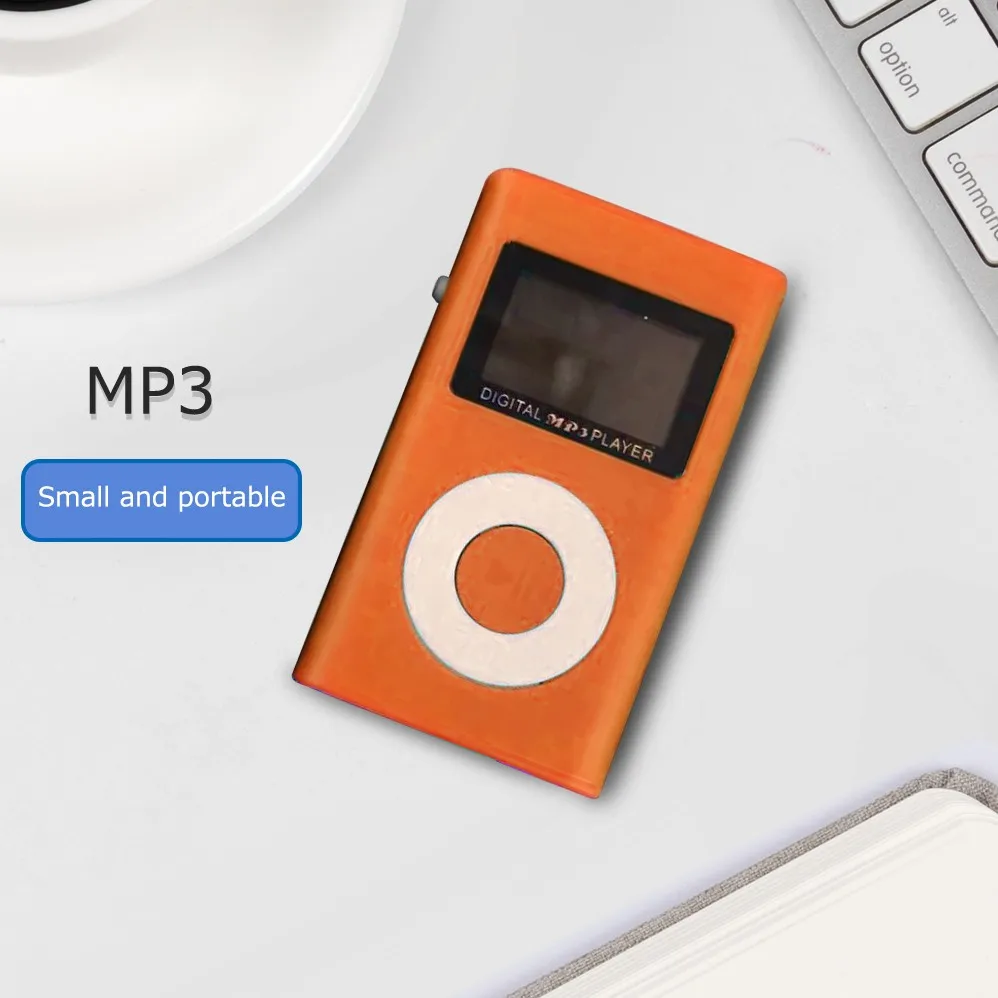 Зеркальные портативные mp3-плееры спортивный мини MP3-плеер с ЖК-экраном |
