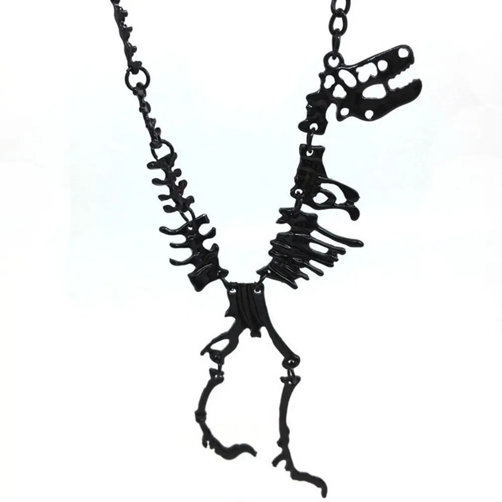 Модный винтажный скелет динозавра ожерелье личное ювелирные изделия Аксессуары