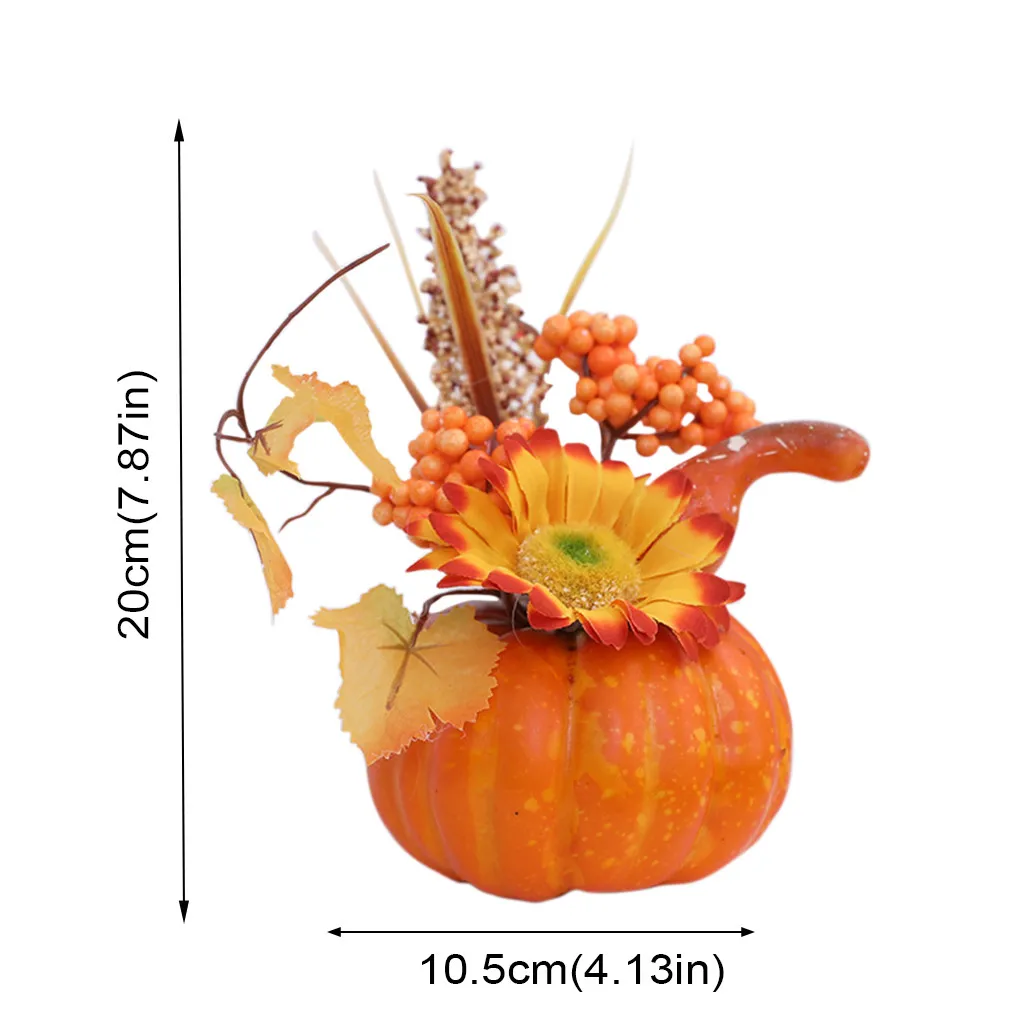Хэллоуин похожая на настоящую кленовые листья искусственная тыквы