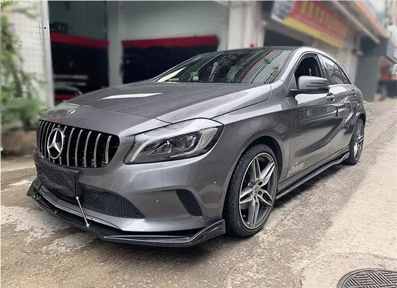 Боковая юбка из углеродного волокна спойлер для Mercedes Benz A C E CLA CLS Class W176 W177 W204 W205 W238