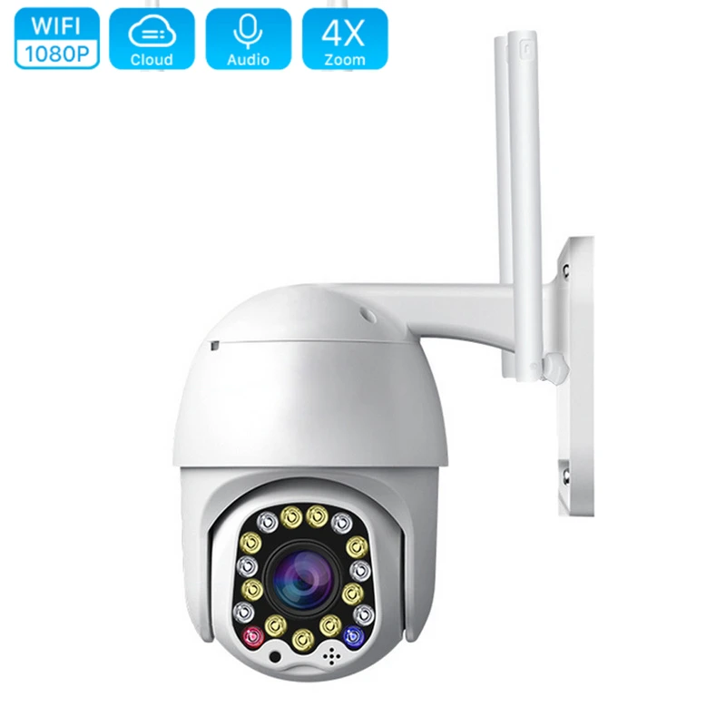 

HD 1080P Wireless Wifi IP Camera Camera Home Security IP Camera Night Vision Waterproof 320 Rotation WiFi CCTV Surveillance