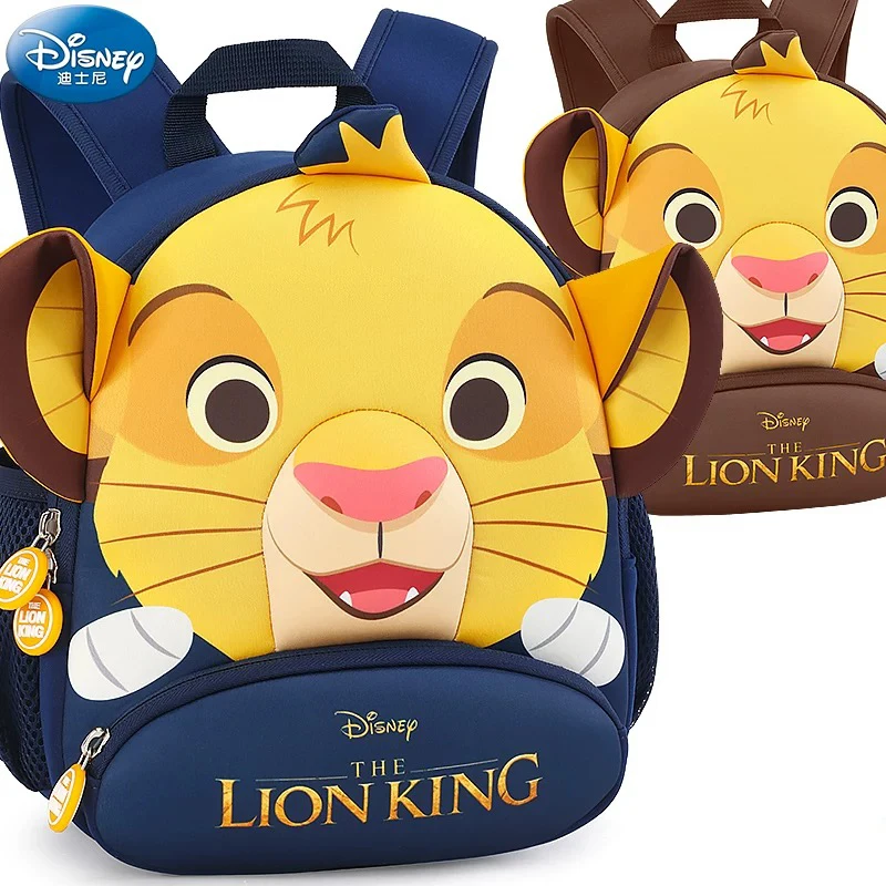2020 оригинальный мультяшный рюкзак Disney Король Лев Симба Детский с защитой от