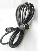 1 5m3m5m 13 pin 13pin din male to male extension cable cd changer to head unit extension cable wire 10ft cable car audo system