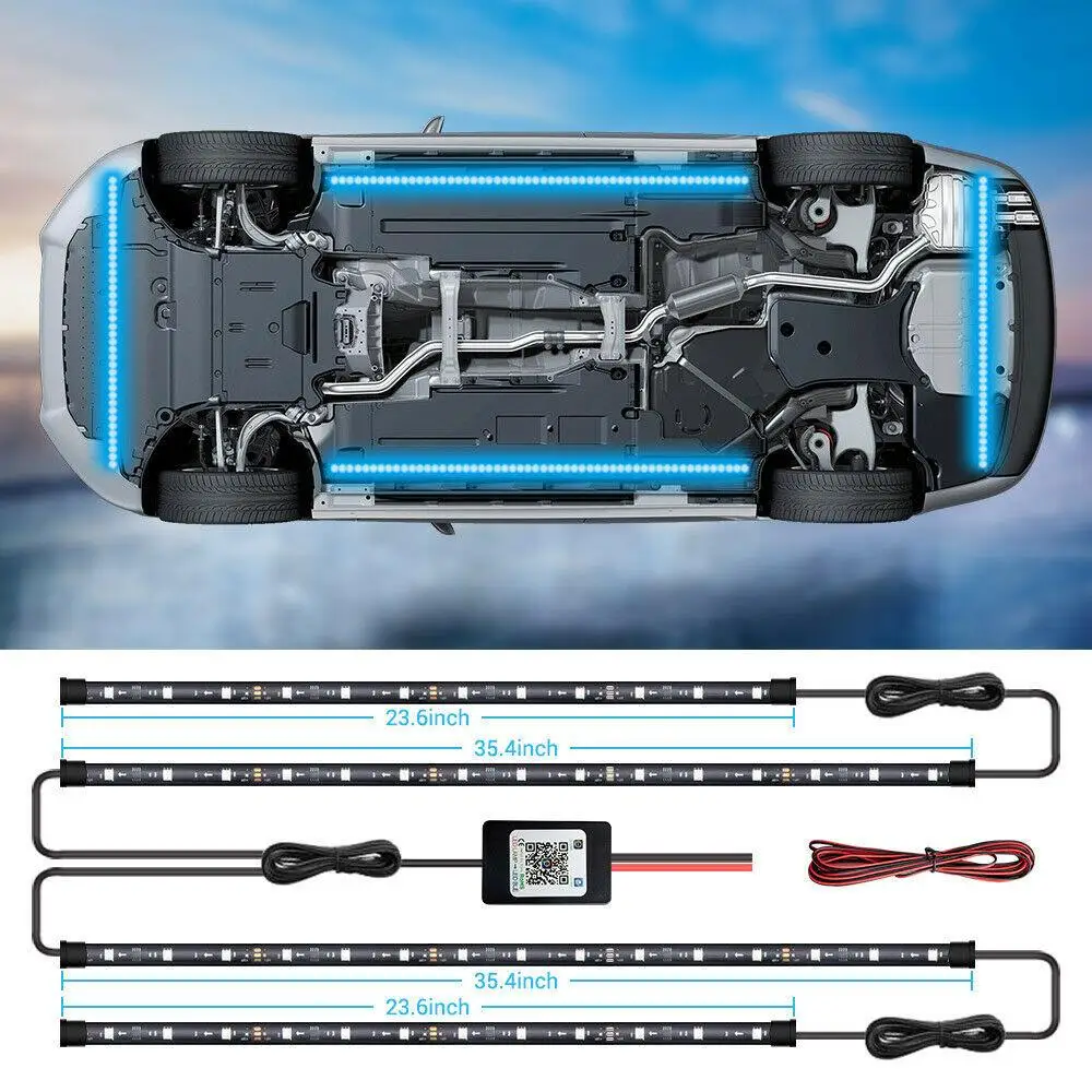 Светодиодная подсветка для автомобиля Rgb Dreamcolor музыка Bluetooth дистанционное