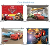 disney cars mcqueen theme baby boys birthday party decorations vinyl photography backdrops christmas background for photo studio