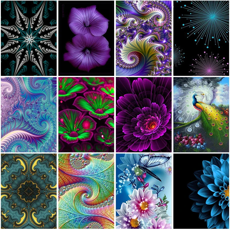 

DIY 5D Diamond Painting Full Round Square Resin Mosaic Diamonte Embroidery Cross Stitch Kits Wall Art Handcraft Geometric Beauty