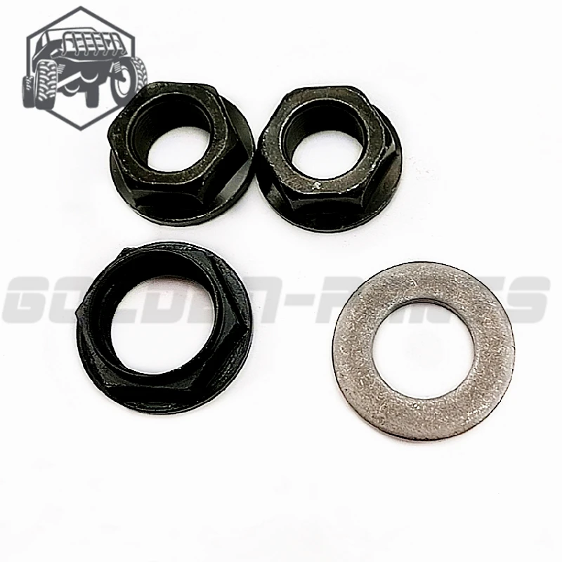 

M16 M22 Hex Flange Nylon Insert Lock Nut Self-locking Nylock Locknut HISUN 700 ATV UTV NUT