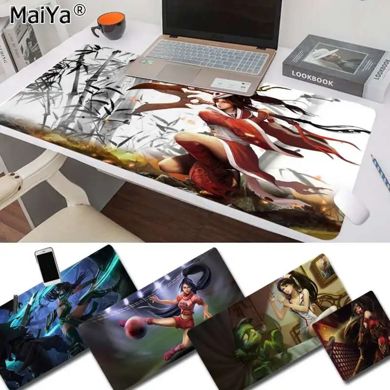 Забавный игровой коврик для мыши Maiya ноутбука игры в компьютерные Лига