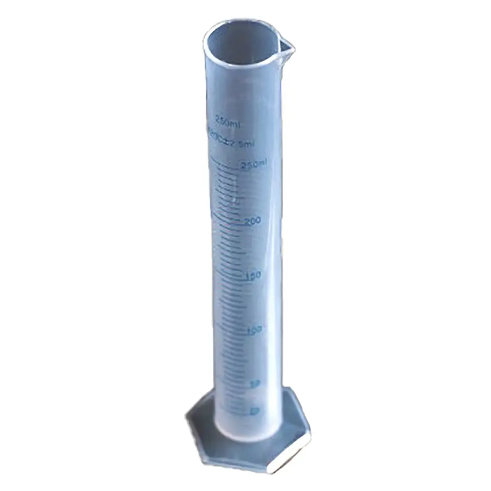 

Plastic Measuring Cylinder 250Ml Measuring Cylinder Blue Line Scale Acid And Alkali Resistant Pp Measuring Cylinder
