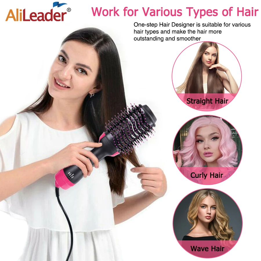 

Alileader Professional Hot Air Brush Electric Hot Air Brush Hair Dryer Multifunctiona Hot Air Styler More Durable Hair Brushes