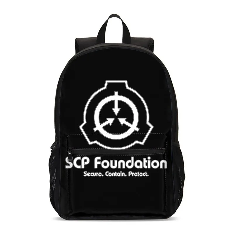 Рюкзаки для мужчин и женщин Модные Роскошные Crazy SCP буквы 3D печать Bookbag дорожная сумка для ноутбука Backbag Mochila Escolar