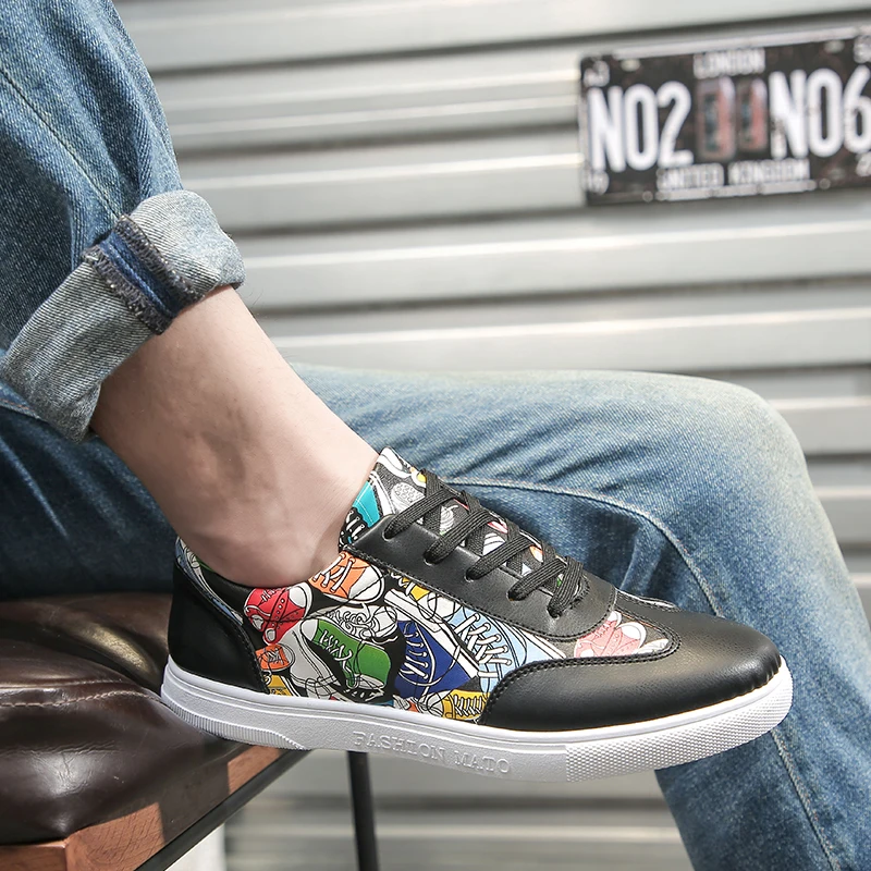 Мужские парусиновые туфли черные низкие кроссовки с низким верхом повседневная