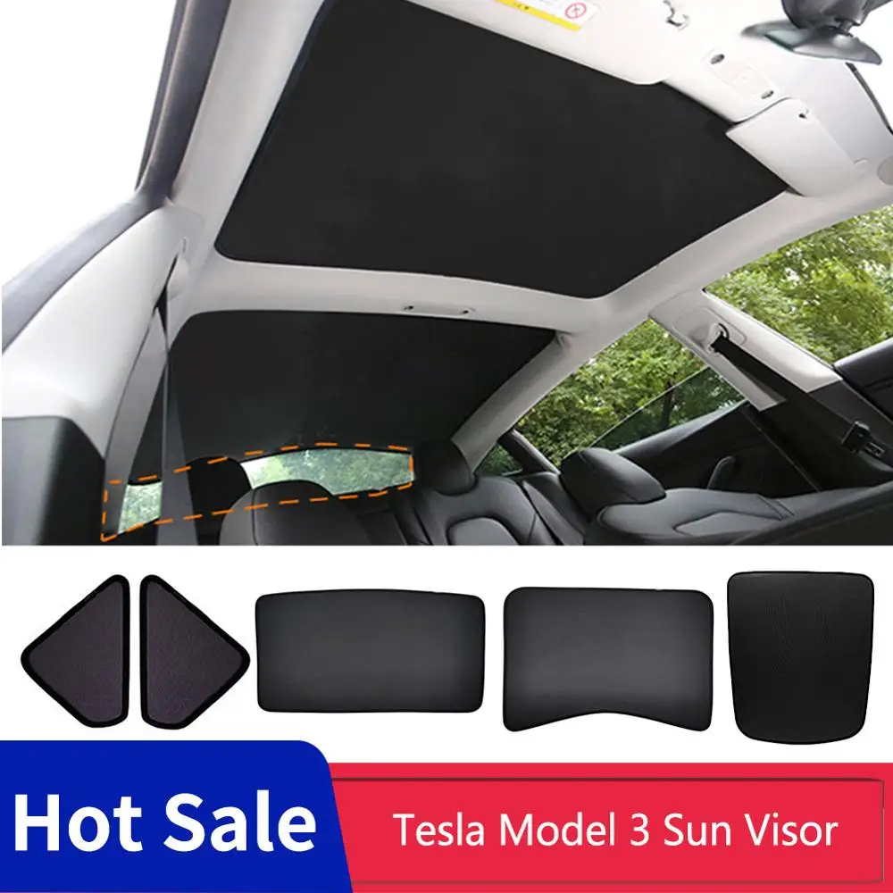 Автомобильный передний стеклянный солнцезащитный козырек для крыши автомобиля