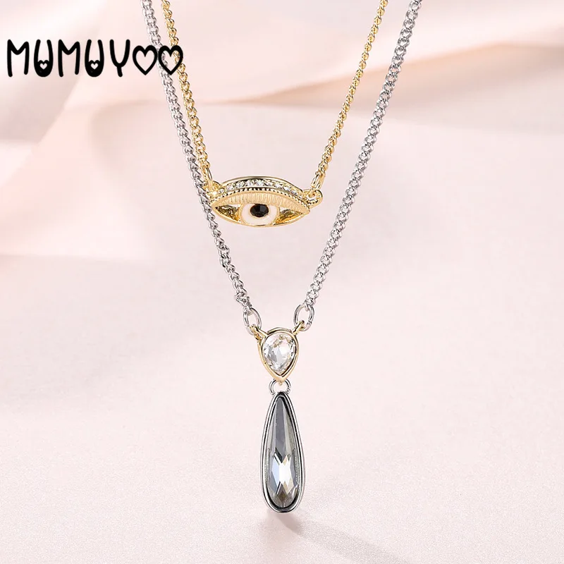 Модные ювелирные изделия высокого качества swa очаровательное простое ожерелье с