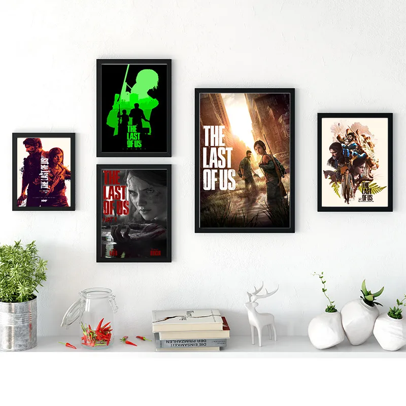 The Last of Us Video Game Poster Zombie Survival Horror Action Canvas Painting Print Wall Art HD Home Decor | Дом и сад