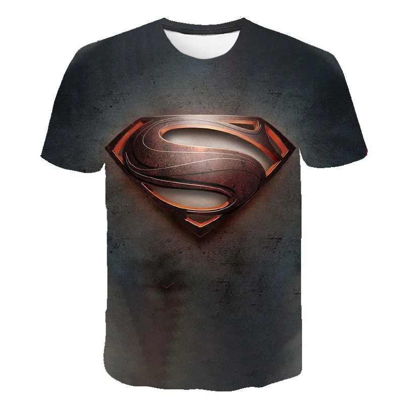 3D футболка Супермен Бэтмен/человек-паук/Капитан Америка/Халк/Железный