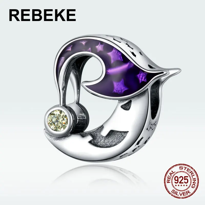 Подходит для оригинального браслета подвески с эмалью и злой луной 100%