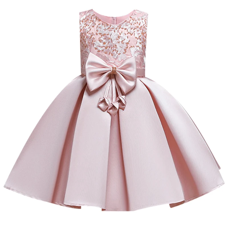 Lace Summer Kids Dresses For Girls Elegant Princess Dress Children Evening Party Flower Girl Wedding Gown vestido infantil | Детская