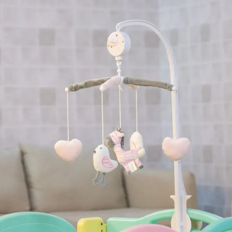 

Baby Crib Musical Mobile Rattle Plush Pendant Bed Bell Wind Chimes Toy Decor H3CD