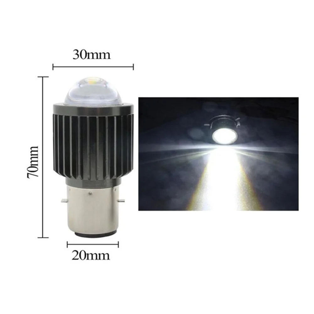

H6 BA20D H4 Led Motorcycle Headlight With Lens Dual Color Hi/Lo Beam Fog Lamp Automobiles, Parts & Accessories