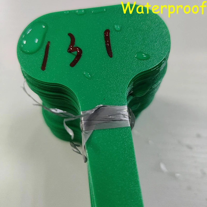 100 шт. растений метки Т образным ремешком отметки завода красочные