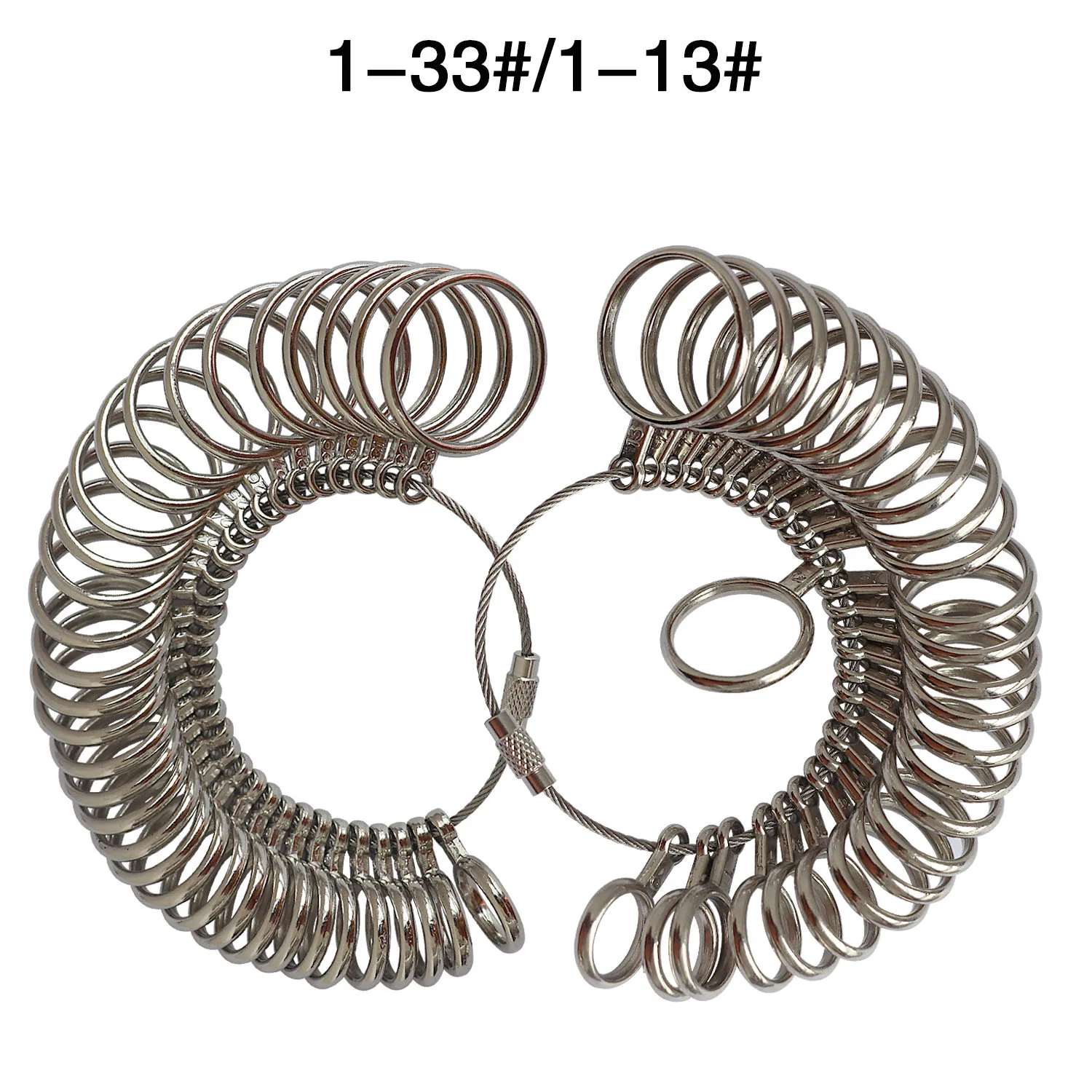 Измерительный инструмент для размера кольца HK/US/JP/KOR/UK четырехстороннее