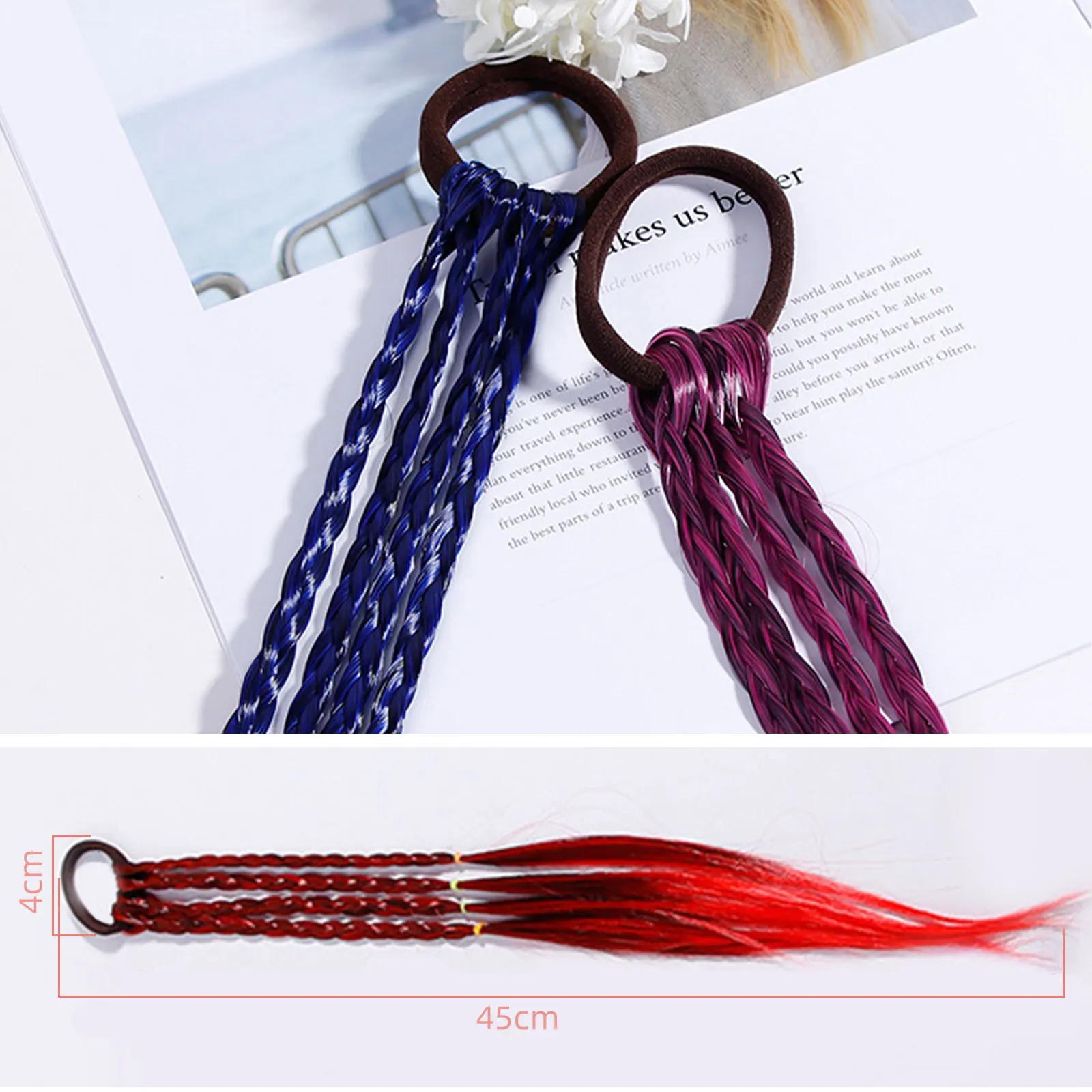 Рисунок 4 - разноцветный Плетеный удлинитель для хвоста