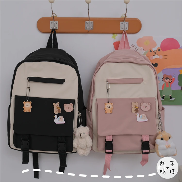 

YJ276 Korean version of Harajuku ulzzang all-match high school student backpack large capacity backpack