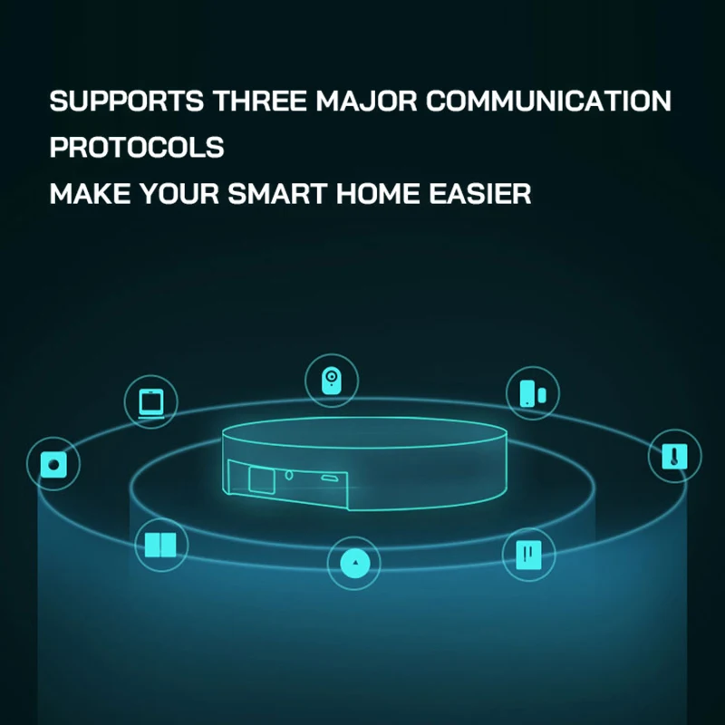 Шлюз Tuya ZigBee многорежимный хаб-мост беспроводной Wi-Fi Bluetooth совместимый с