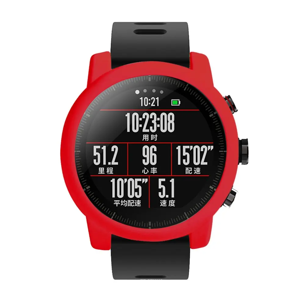 Защитный силиконовый чехол для наручных часов Amazfit Stratos 2 новинка высокое