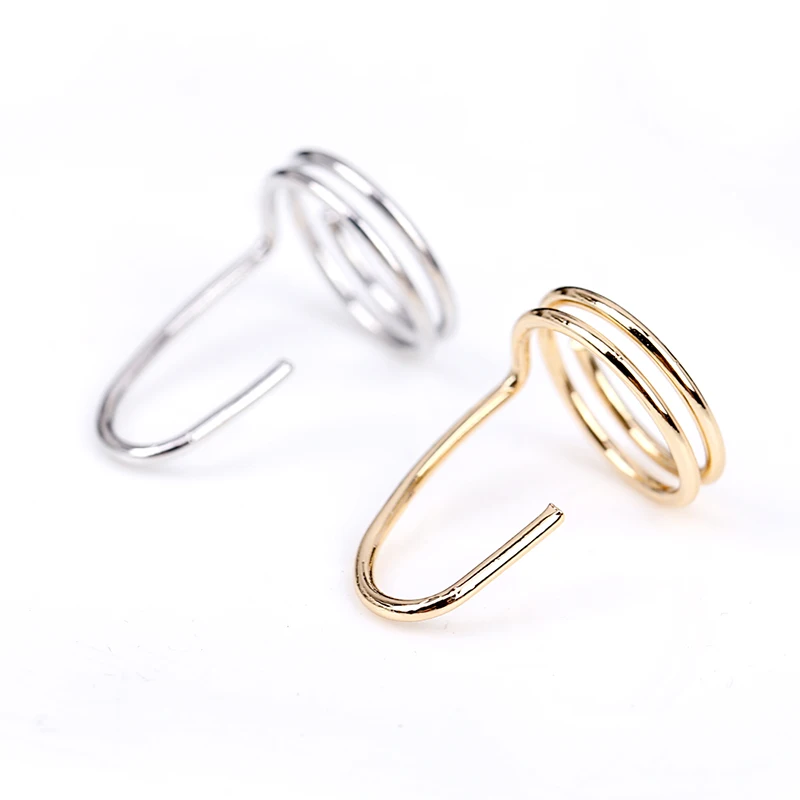 HAHATOTO готические металлические тонкие кольца для ногтей женщин повседневный