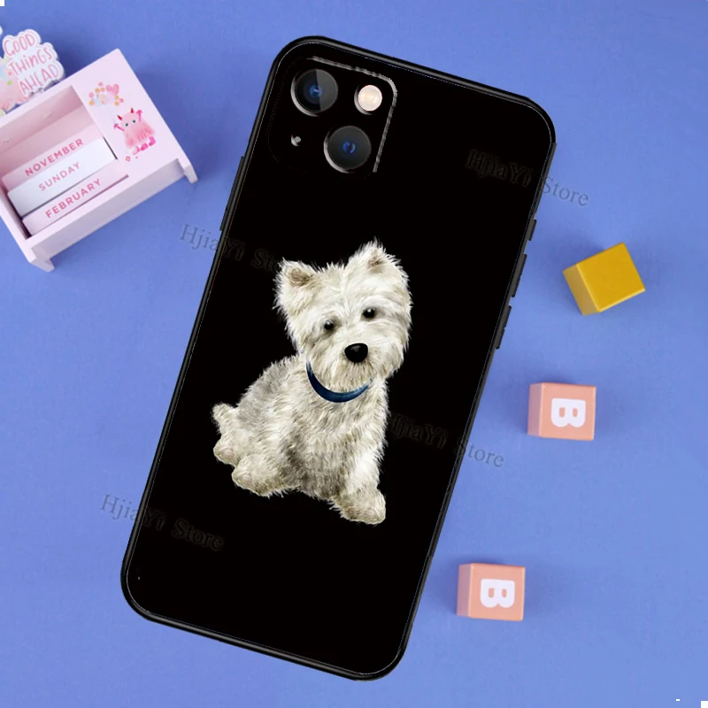 Чехол Maltese West Highland Terrier для iPhone 13 Pro Max XS X XR 7 8 Plus SE 2020 чехол 11 14 12 Mini - купить по