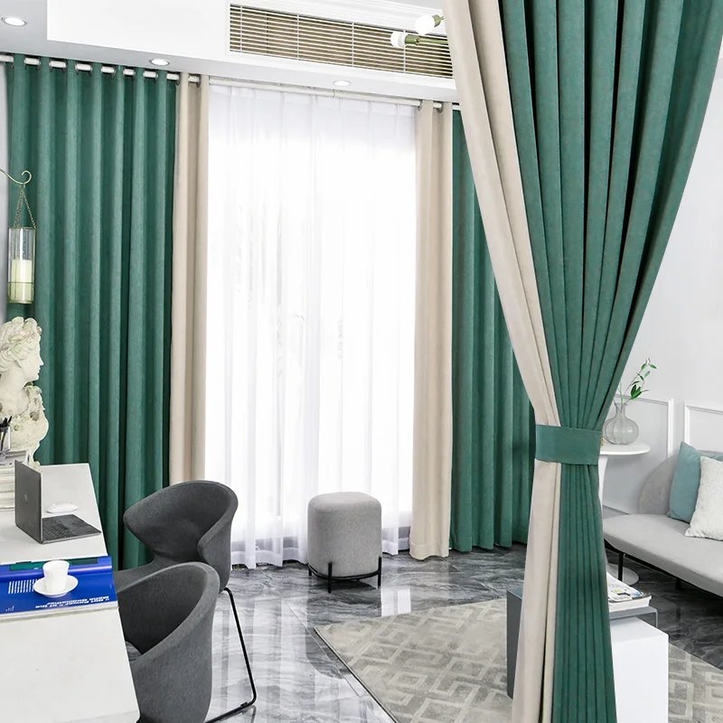 

Современные модные затемняющие шторы для гостиной, занавески для спальни, жалюзи, плотные затенение, теплоизоляционные готовые шторы