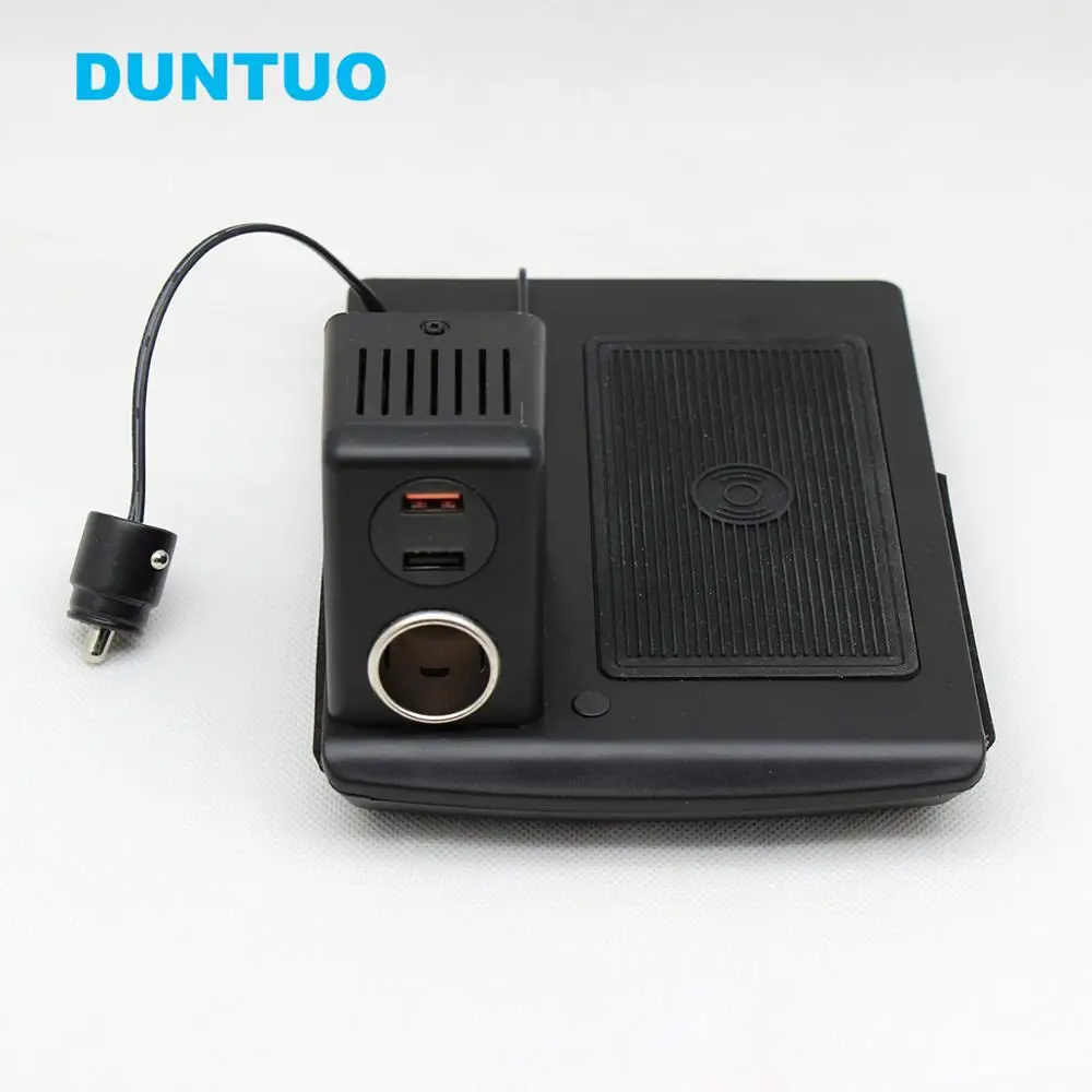 Беспроводное зарядное устройство QC3.0 быстрая зарядка двойной USB разъем и