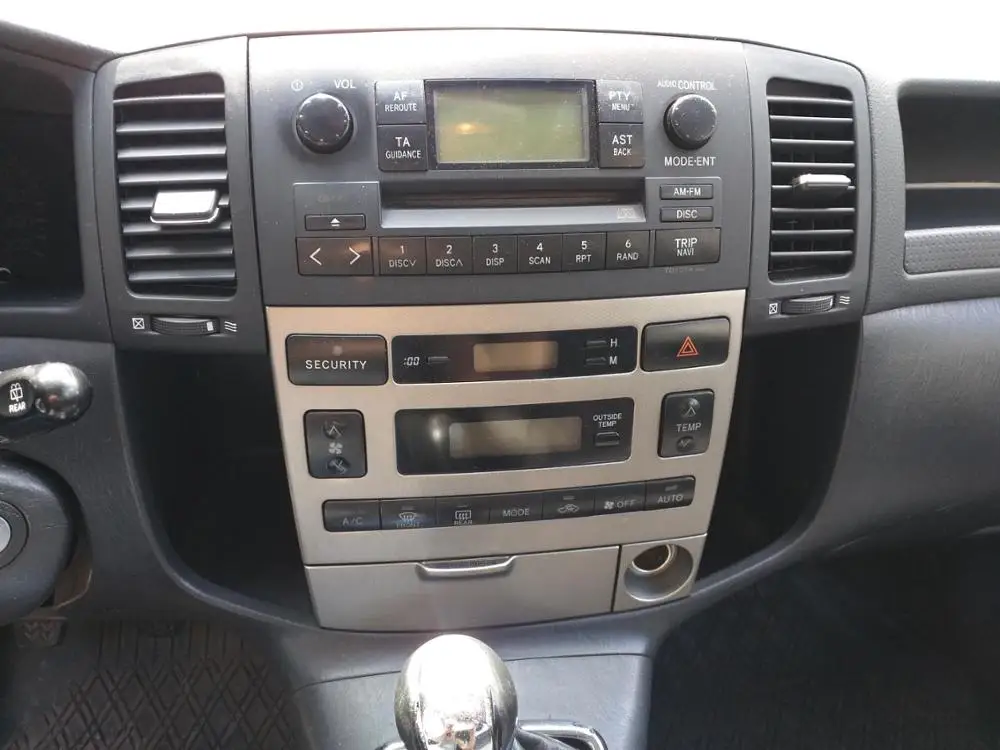 Автомобильный радиоприемник Facia для Toyota Corolla выпуска 2001-2007 Verso 2001-2004 комплект