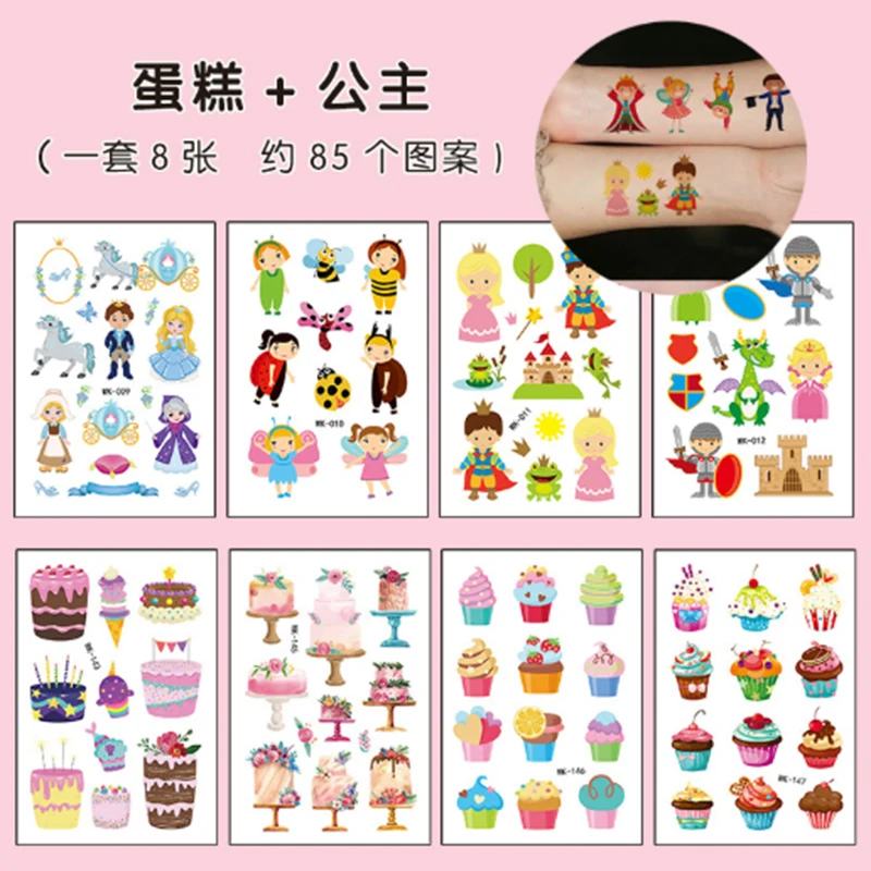Temporary Tattoos For Girls And Boys Gifts Beauty Watch Flash Tattoo Sticker Kids Anime Movie Tatoos | Игрушки и хобби
