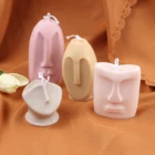 Силиконовая форма в скандинавском стиле для свечей, Минималистичная форма для украшения рабочего стола ручной работы, силиконовая форма для ароматерапии, гипсовой смолы