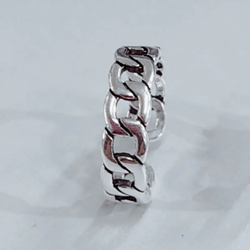 Кольца Foxanry 925 для женщин и пар винтажные простые кольца ручной работы ювелирные