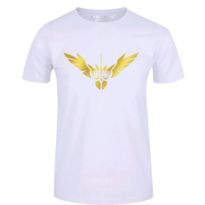 

Unisex Anime GRANBELM AROMANOX Cotton T-Shirt Tee O-Neck Kohinata Mangetsu White Elnesta Fukami Casual T-Shirt Tee